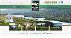 Desktop Screenshot of playcrystalsprings.com